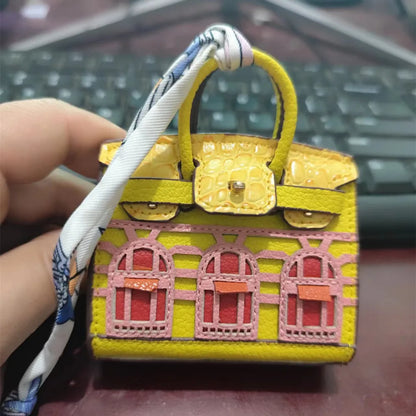 HANDMADE MINI HOUSE AIRPOD KEYCHAIN