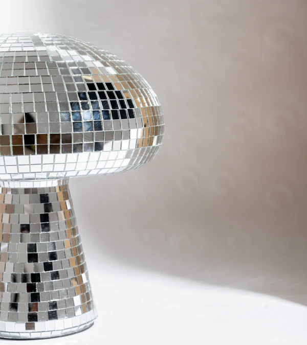 Glass Brick Mushroom Disco Ball