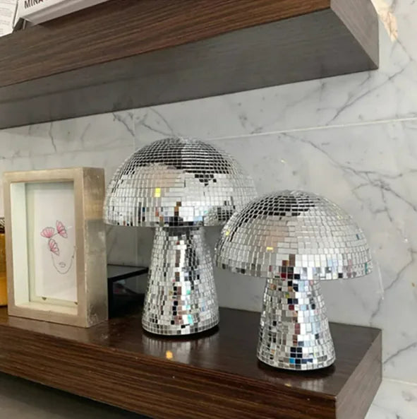 Glass Brick Mushroom Disco Ball